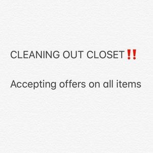 Make offers! I will be accepting reasonable ones!
